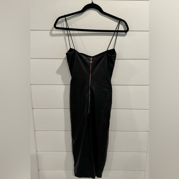 Nookie black faux leather Posse dress - Picture 7 of 9